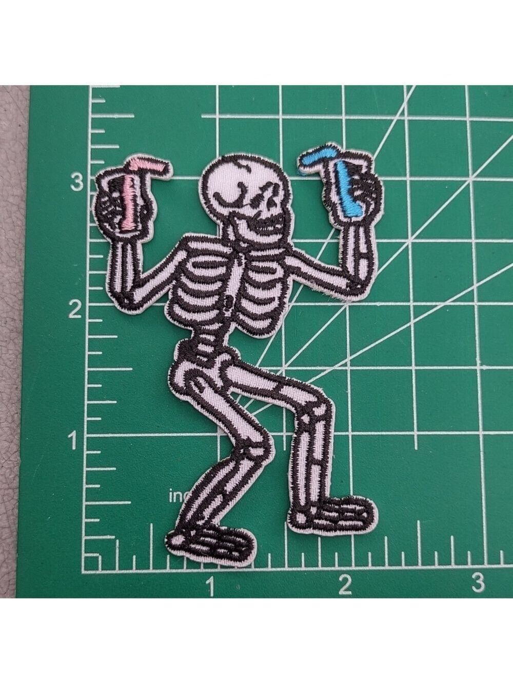 2/$10 Skeleton Patch with Colorful Details